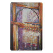 We vliegen allemaal rond hetzelfde licht. mini klembord (Achterkant)