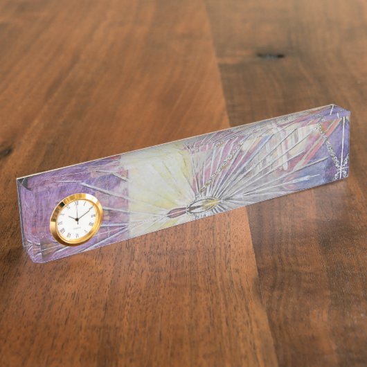 We vliegen allemaal rond hetzelfde licht. naambordje (Zijkant)