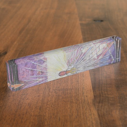 We vliegen allemaal rond hetzelfde licht. naambordje (Zijkant)