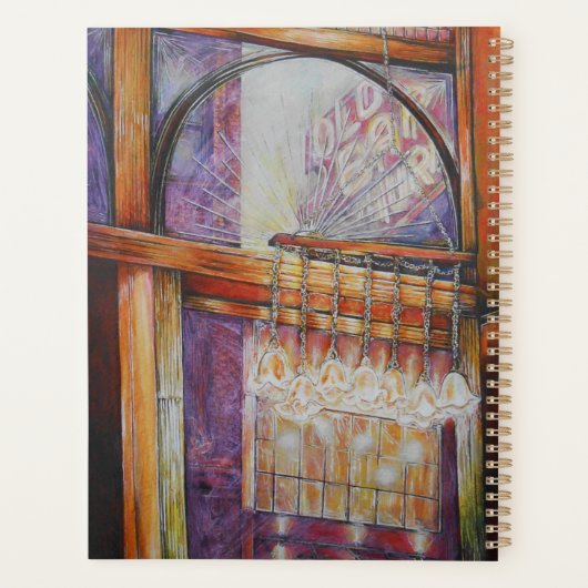 We vliegen allemaal rond hetzelfde licht. planner (Achterkant)