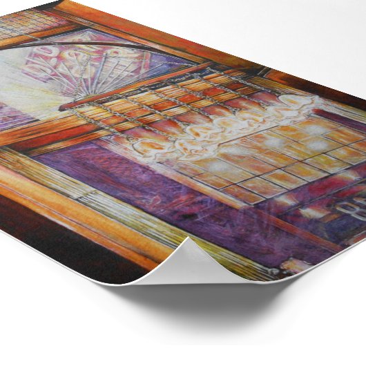 We vliegen allemaal rond hetzelfde licht. poster (Hoek)