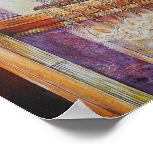 We vliegen allemaal rond hetzelfde licht. poster (Hoek)