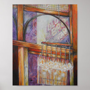 We vliegen allemaal rond hetzelfde licht. poster