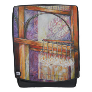 We vliegen allemaal rond hetzelfde licht. rugtassen