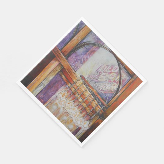 We vliegen allemaal rond hetzelfde licht. servet (Hoek)