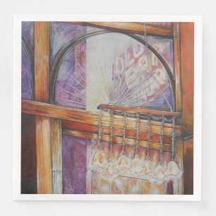 We vliegen allemaal rond hetzelfde licht. servet