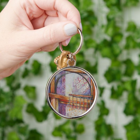 We vliegen allemaal rond hetzelfde licht. sleutelhanger (Hand)