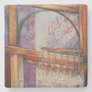 We vliegen allemaal rond hetzelfde licht. stenen onderzetter