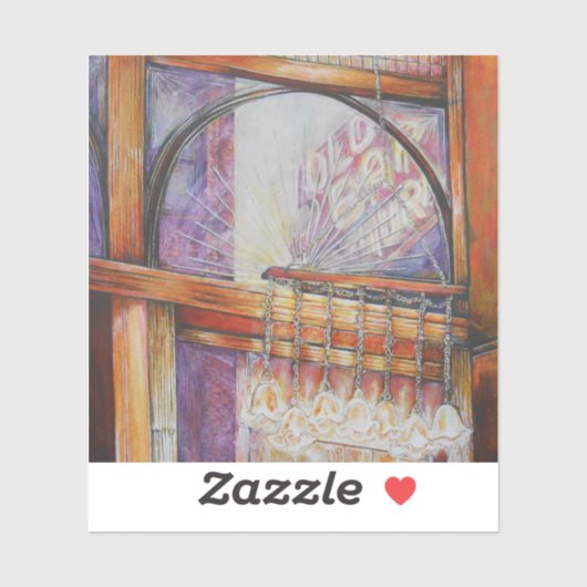 We vliegen allemaal rond hetzelfde licht. sticker (Vel)