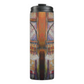 We vliegen allemaal rond hetzelfde licht. thermosbeker (Voorkant)