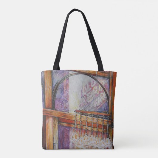 We vliegen allemaal rond hetzelfde licht. tote bag (Achterkant)