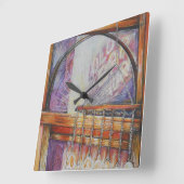 We vliegen allemaal rond hetzelfde licht. vierkante klok (Hoek)