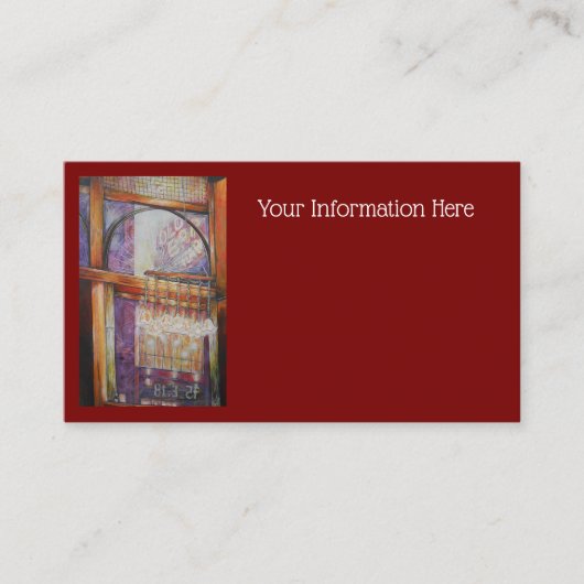 We vliegen allemaal rond hetzelfde licht. visitekaartje (Voorkant)