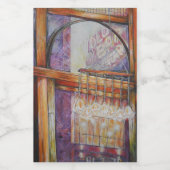 We vliegen allemaal rond hetzelfde licht. voedselcontainer etiket (Enkel label)