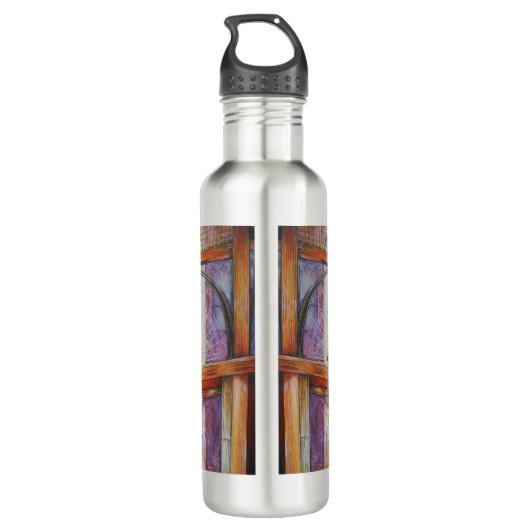 We vliegen allemaal rond hetzelfde licht. waterfles  (Achterkant)