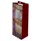 We vliegen allemaal rond hetzelfde licht. wijn cadeautas (Voorkant Gekanteld)