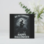 We vliegen vanavond Platinum / Black Halloween uit Kaart (Staand voorkant)
