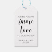 We voegen S'more liefde toe aan ons familie-Baby s Cadeaulabel (Voorkant)