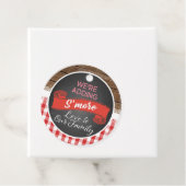 We voegen S'more Love toe aan onze familie - Baby Bedankjes Labels (In situ)