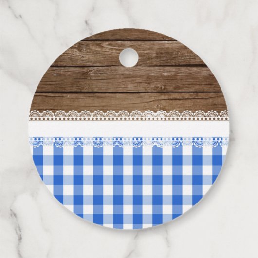 We voegen S'more Love toe aan onze familie - Blauw Bedankjes Labels (Achterkant)