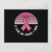 We vonden dat ik borstkanker zou krijgen. briefkaart (Voorkant)