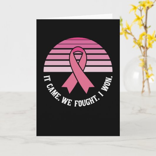 We vonden dat ik borstkanker zou krijgen. kaart (Gele Bloem)