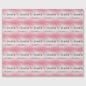 We vonden echt liefdespastel roze omslagpapier cadeaupapier (Vlak)