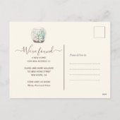 We vonden nieuwe Waterverf Boho Succulents Feestdagenkaart (Achterkant)