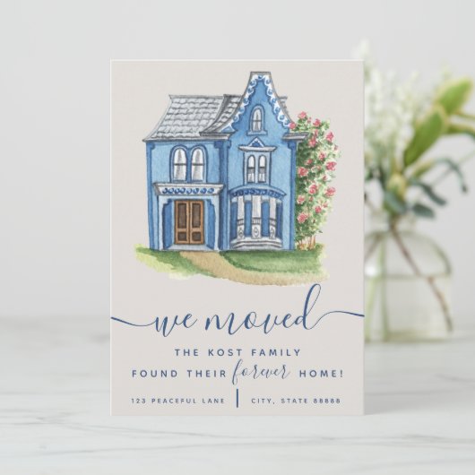 We vonden onze voormalige Kaarten voor thuisbekend (Staand voorkant)