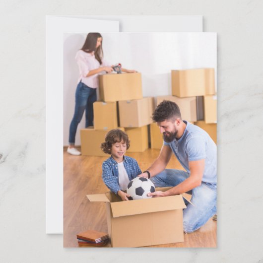 We vonden onze voormalige Kaarten voor thuisbekend (Achterkant)