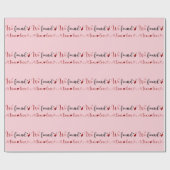 We vonden True Love Light Pink Wrapping Paper Cadeaupapier (Vlak)