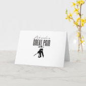 We vormen een geweldig paar Samen beter Liefde Mat Kaart (Gele Bloem)