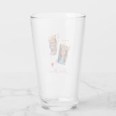 We vormen een geweldig stel valentijnsdag glas (Achterkant)