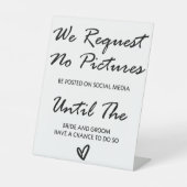 We vragen geen Afbeeldingen voor voetgangersregist Reclamebord Met Voetstuk (Voorkant)