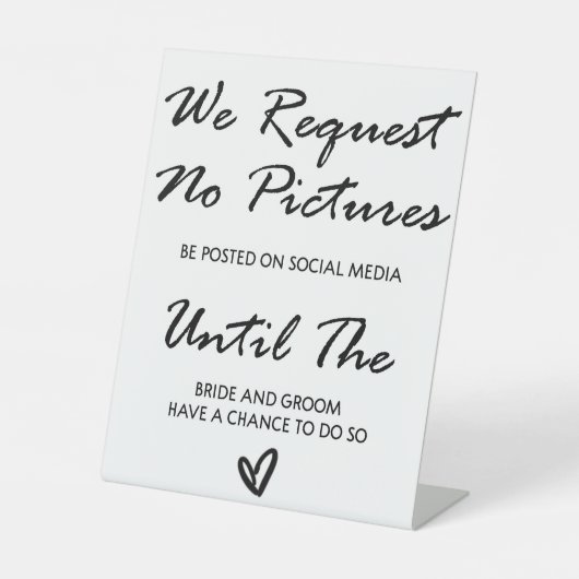 We vragen geen Afbeeldingen voor voetgangersregist Reclamebord Met Voetstuk (Voorkant)