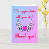 We waarderen alles wat je doet, dank je kaart (Gele Bloem)