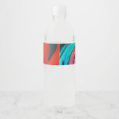 We waarderen je levendige, gedraaide tie-kleurstof waterfles etiket (Achterkant)