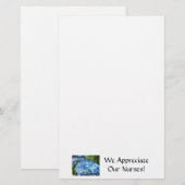 We waarderen onze verpleegsters! Briefpapier Horte (Voorkant / Achterkant)