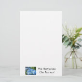We waarderen onze verpleegsters! Briefpapier Horte (Staand voorkant)