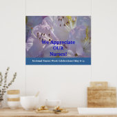 We waarderen onze verpleegsters! poster verpleegwe (Keuken)