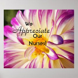 We waarderen onze verpleegsters posters prints Ver