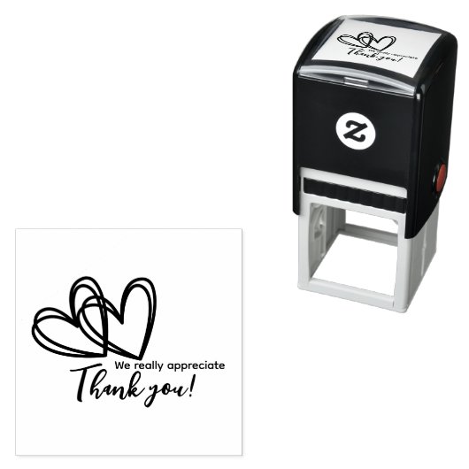 We waarderen u echt zelfinktende stempel (In situ)