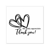 We waarderen u echt zelfinktende stempel (Design)