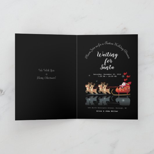 We wachten op Santa Ho! Ho! Ho! Winter Holiday (Binnen)