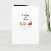 We wachten op Santa Ho! Ho! Ho! Winter Holiday (Achterkant)