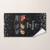 We wachten op Santa Ho! Ho! Ho! Winter Holiday Bad Handdoek (Handdoek)