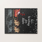 We wachten op Santa Ho! Ho! Ho! Winter Holiday Legpuzzel (Horizontaal)