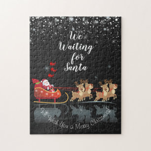 We wachten op Santa Ho! Ho! Ho! Winter Holiday Legpuzzel