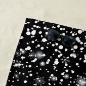 We wachten op Santa Ho! Ho! Ho! Winter Holiday Strandlaken (In situ)