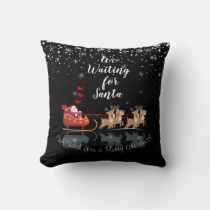 We wachten op Sinterklaas Ho! Ho! Ho! Wintervakant Kussen